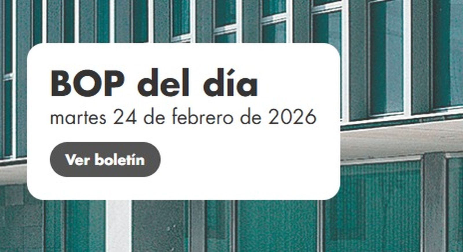 El fallo técnico en la web del BOP se ha detectado este martes