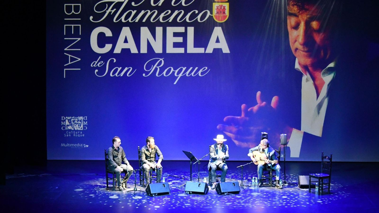 Un momento de la penúltima noche de la bienal de  flamenco