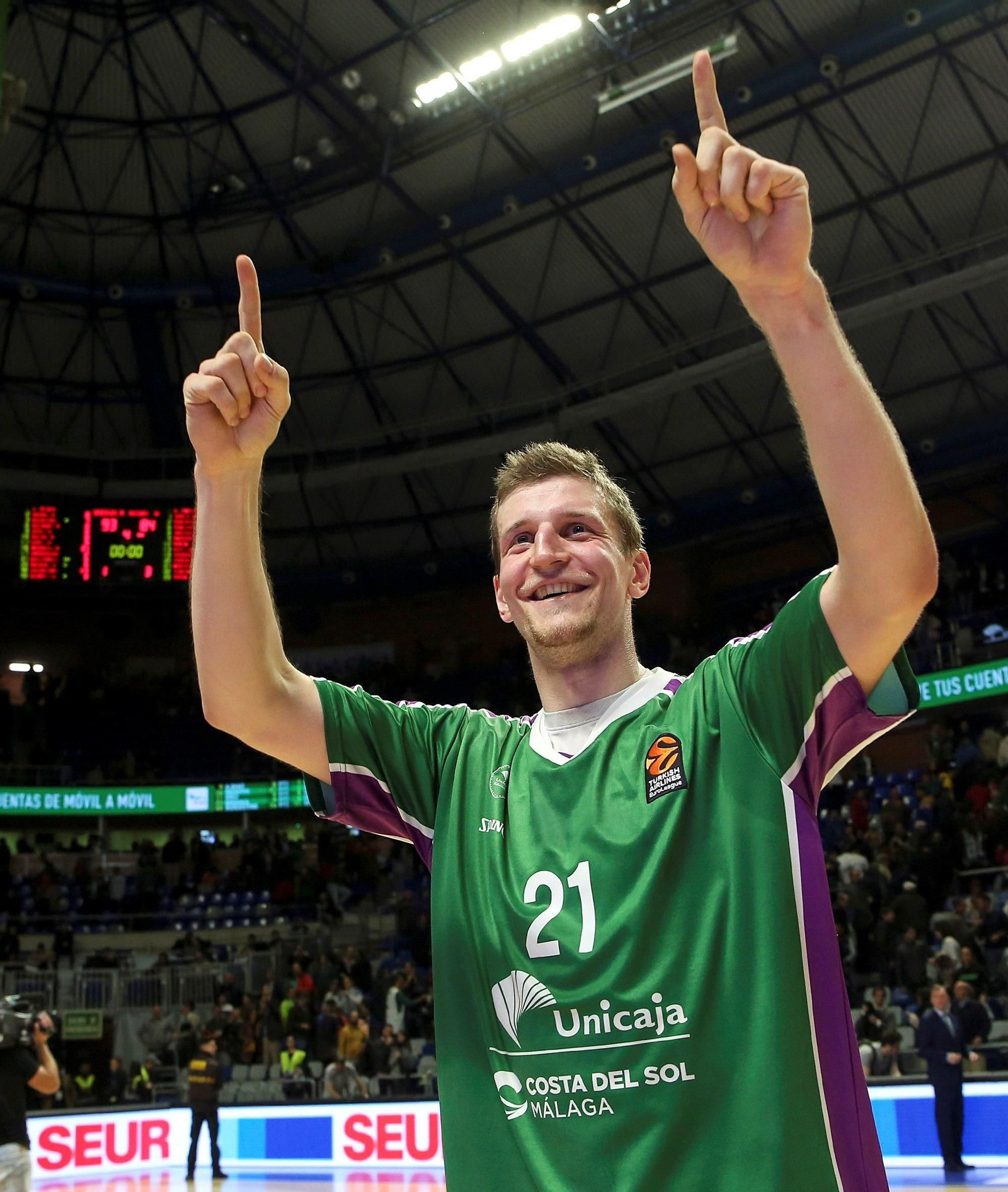 Los cinco años de Adam Waczynski en el Unicaja, en fotos