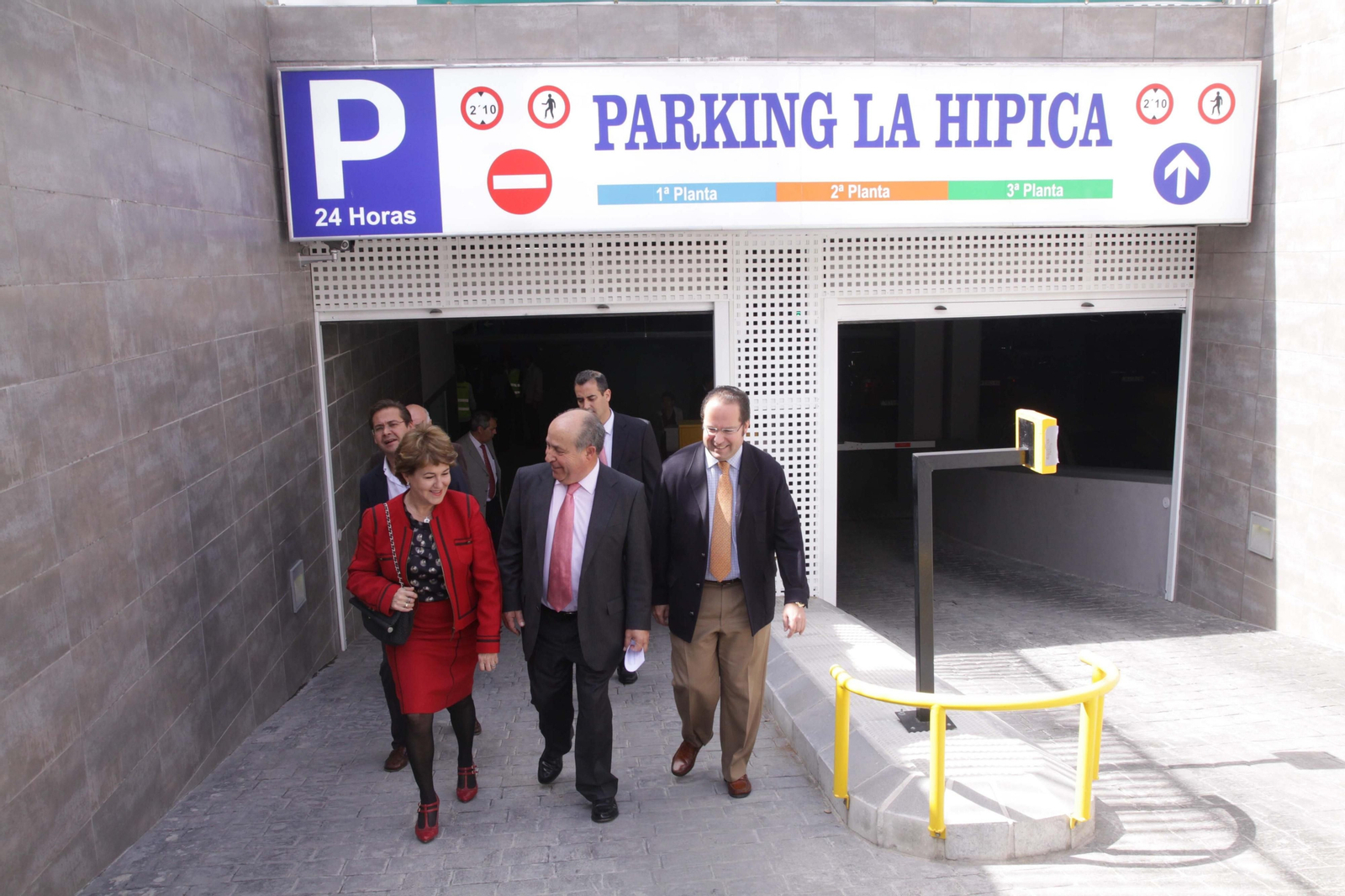 Imagen de archivo de la apertura del parking de La Hípica en 2012 por el entonces alcalde José Torres Hurtado. Imagen de archivo de la apertura del parking de La Hípica en 2012 por el entonces alcalde José Torres Hurtado.