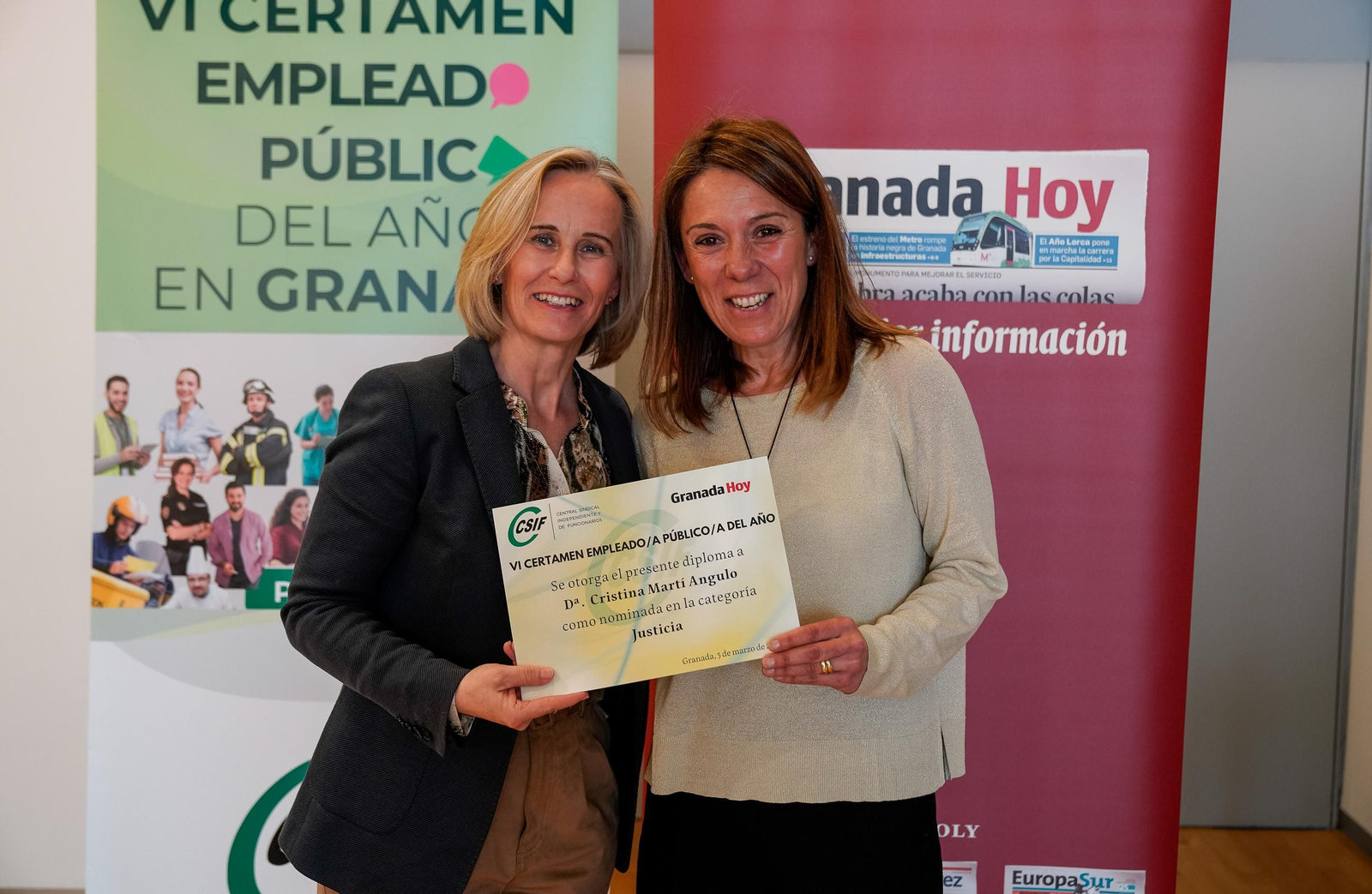 Las mejores imágenes de la presentación de los 20 nominados del VI Certamen Empleado Público del Año en Granada