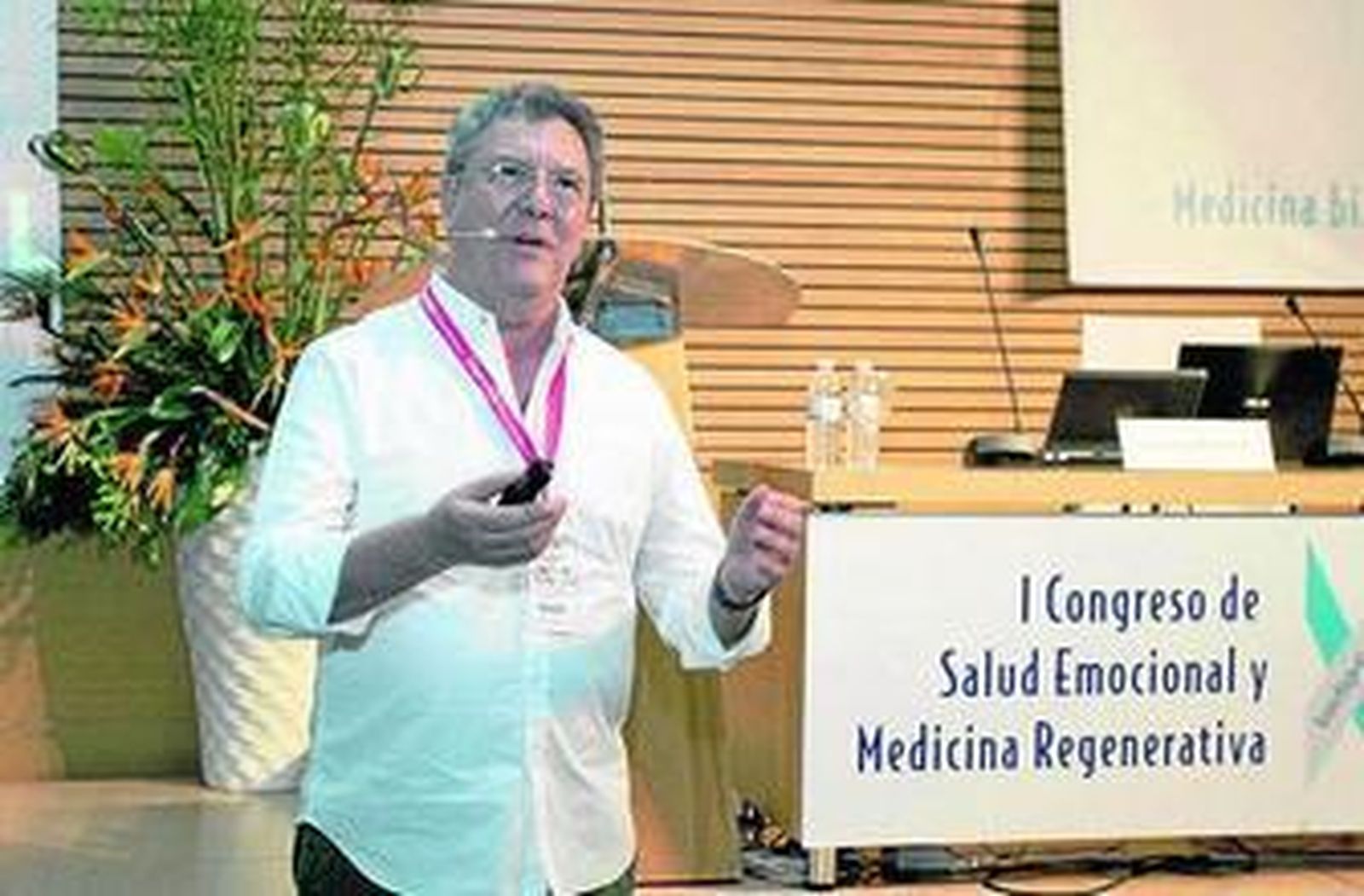 Gustavo Bertolotto durante la ponencia que ofreció ayer.