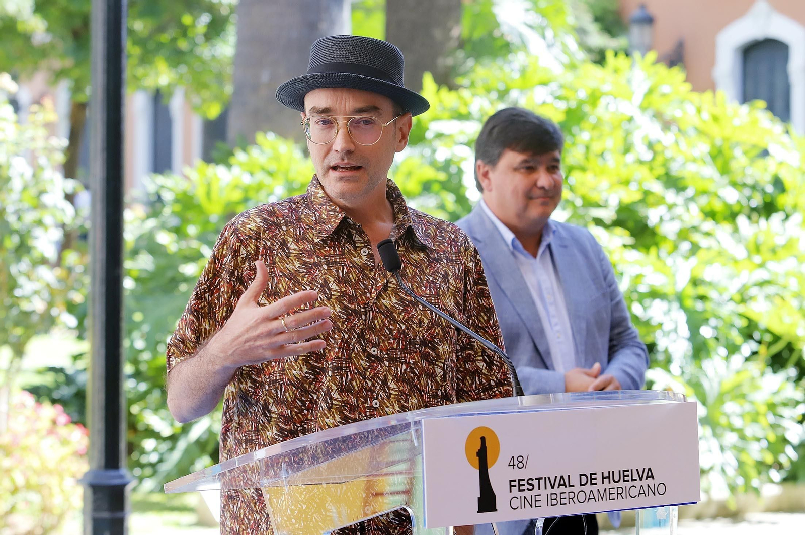 Imágenes de la presentación del cartel de la 48 edición del Festival de Huelva Cine Iberoamericano