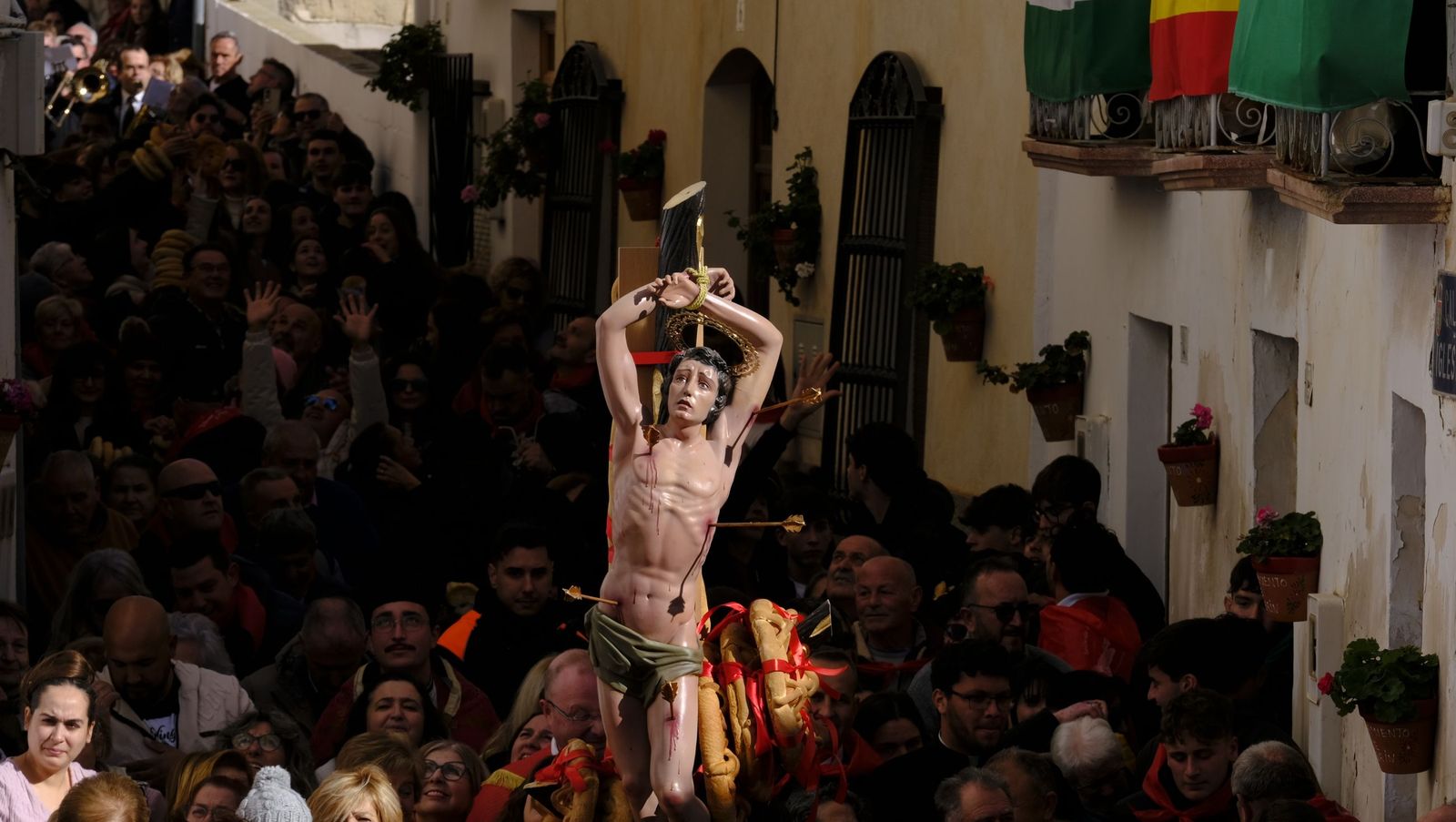 San Sebastián y los roscos de Lubrín, en fotos