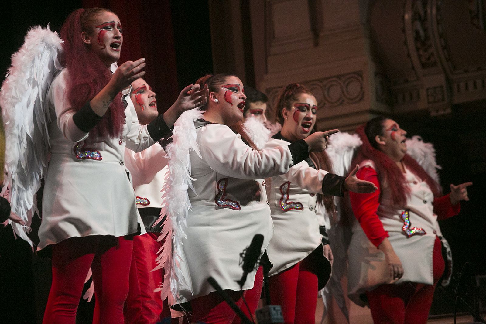 Las imágenes de la octava preliminar del Carnaval Colombino