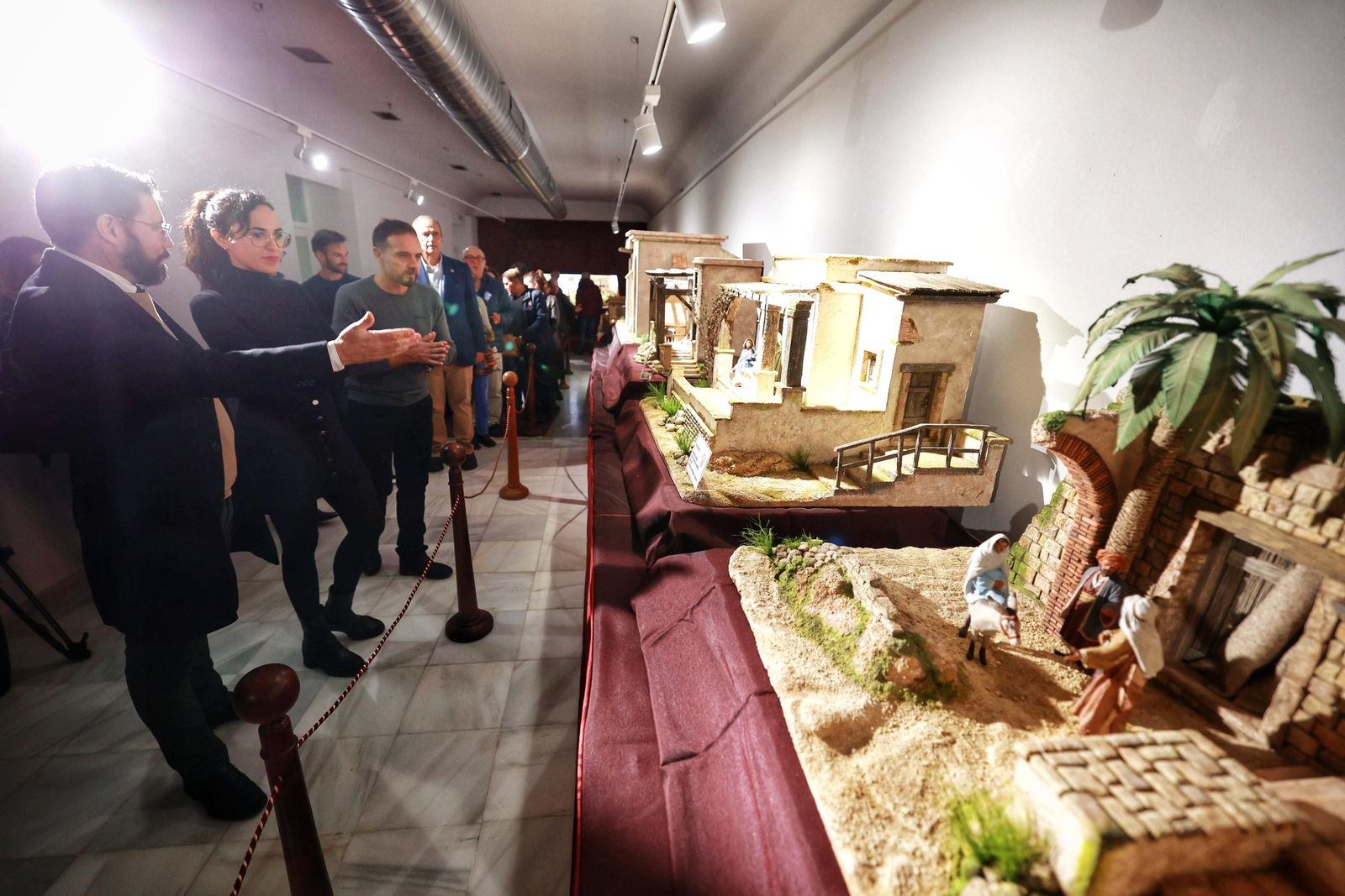 Belén municipal de Cádiz, en la calle Ancha.