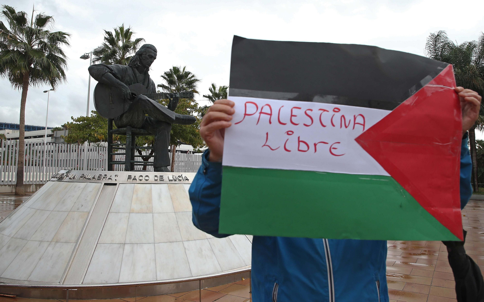 Fotos de la concentración por Palestina en Algeciras