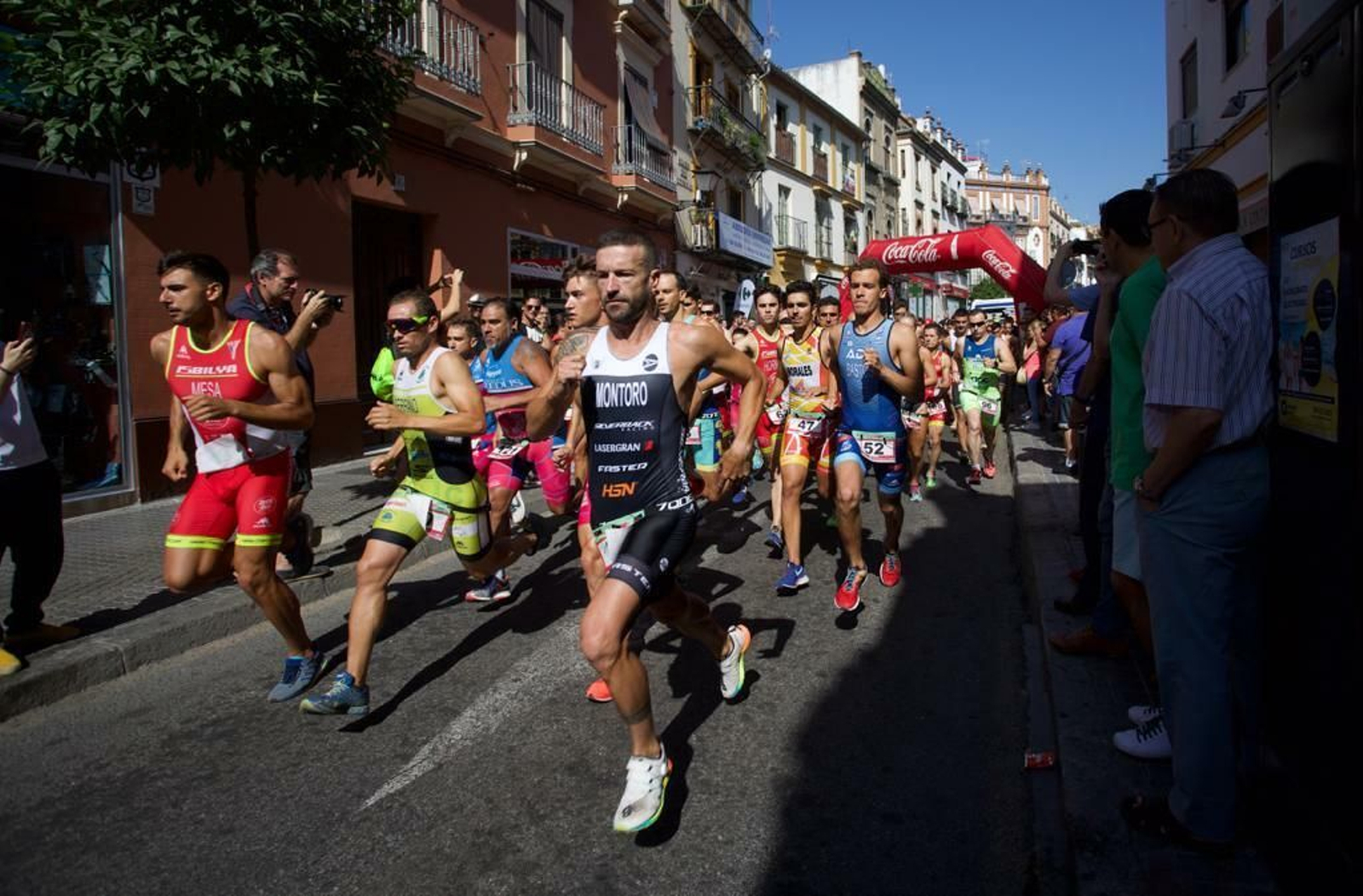 El acuatlón de la Velá de Triana
