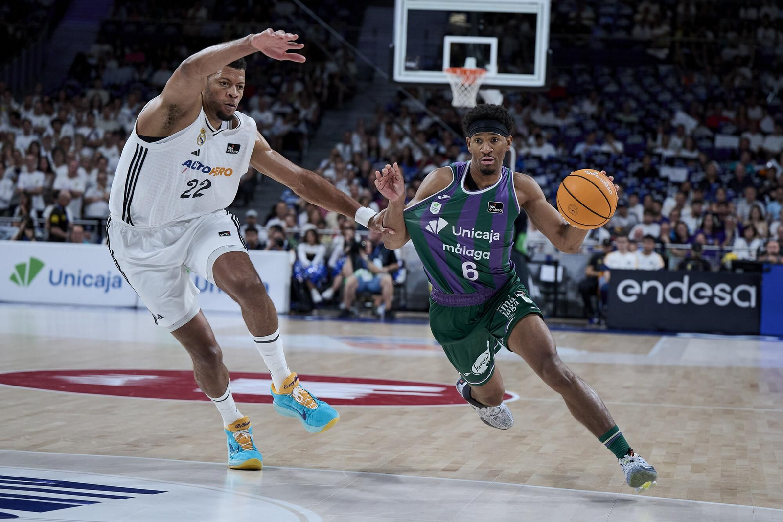 El Real Madrid-Unicaja en fotos