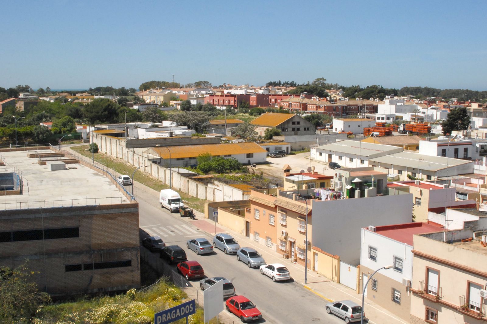 Camposoto, en una vista aérea