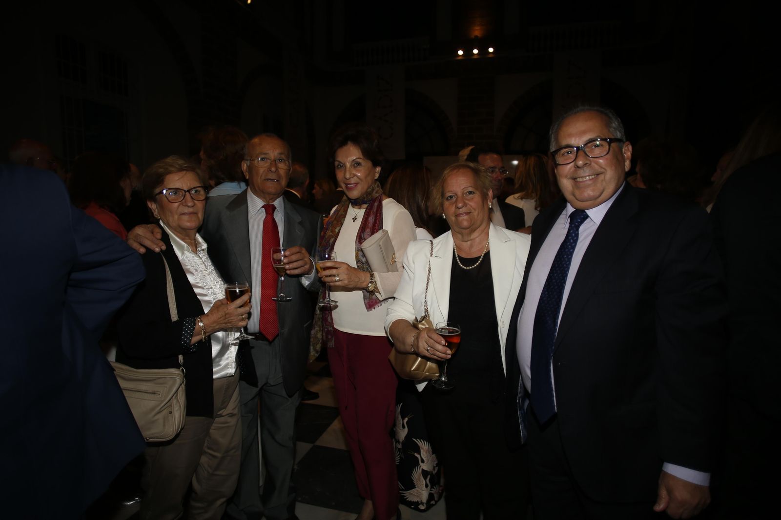 Juani Gaínza, Antonio Perea, Joaquina Martínez de Salazar, María Teresa García y José Pozo.