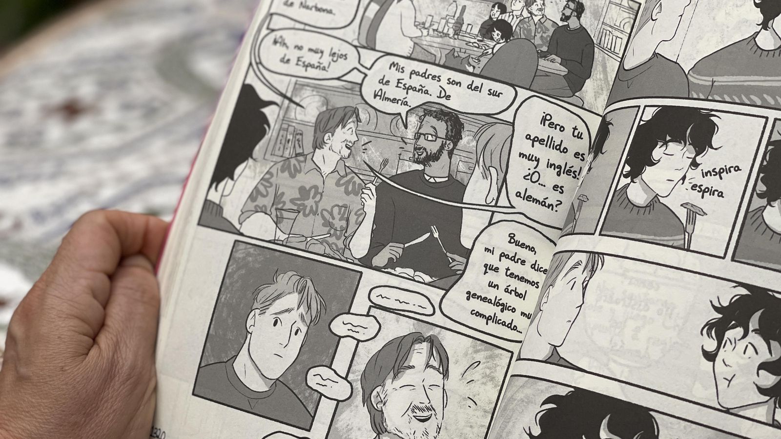 Mención a Almería en el volumen 4 de 'Heartstopper'.