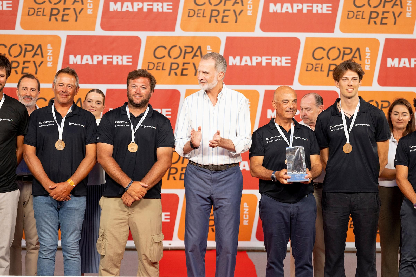 Las fotos de la entrega de premios de la Copa del Rey Mapfre de vela