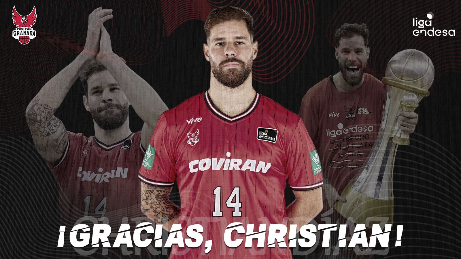 Así despidió el Covirán Granada a Christian Díaz