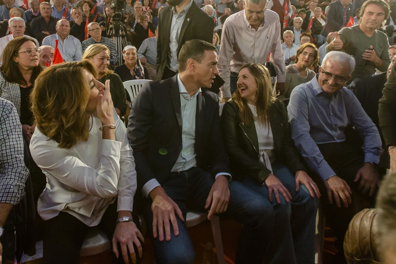 Imágenes del mitin del PSOE en Cádiz