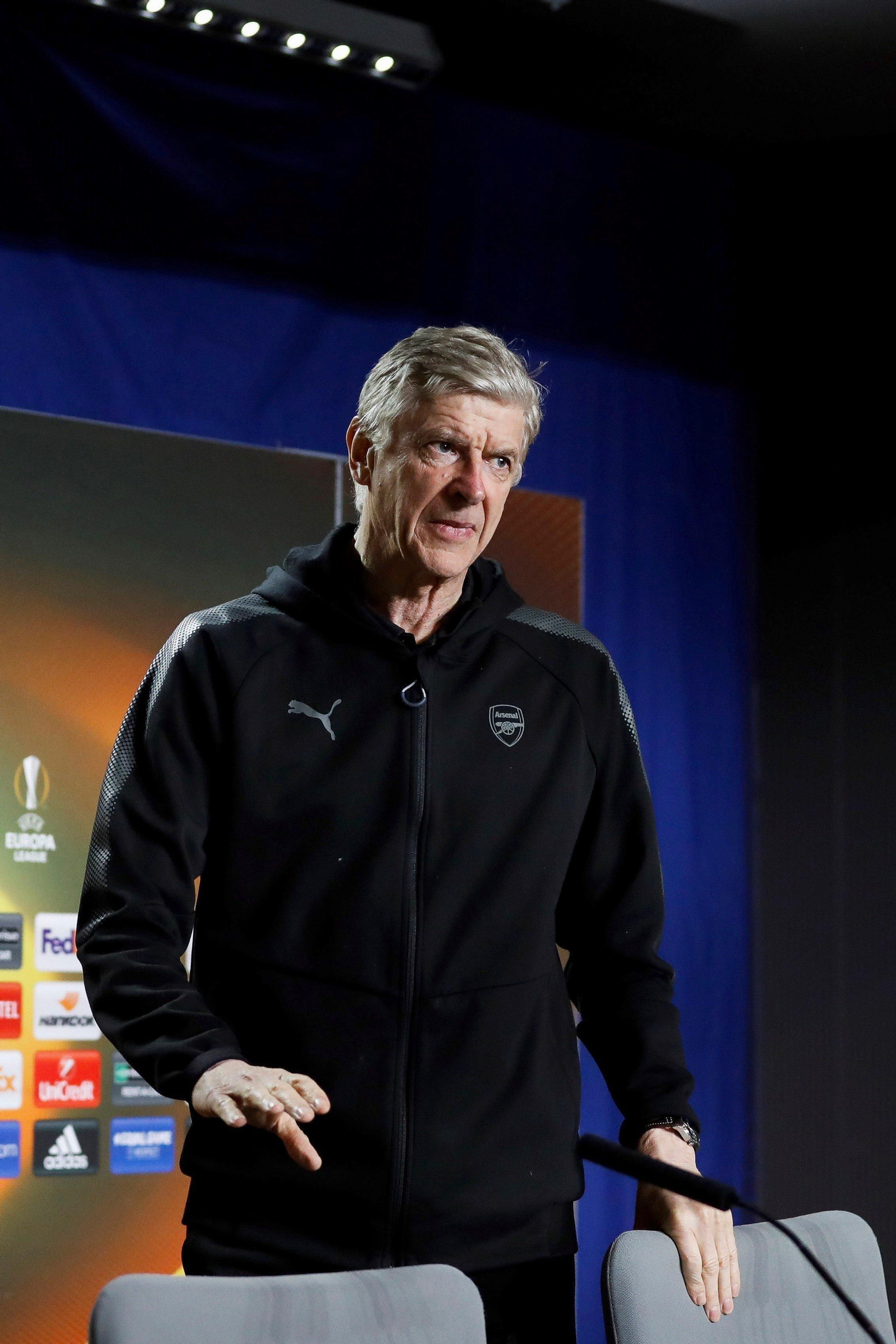 Arsene Wenger, ayer.