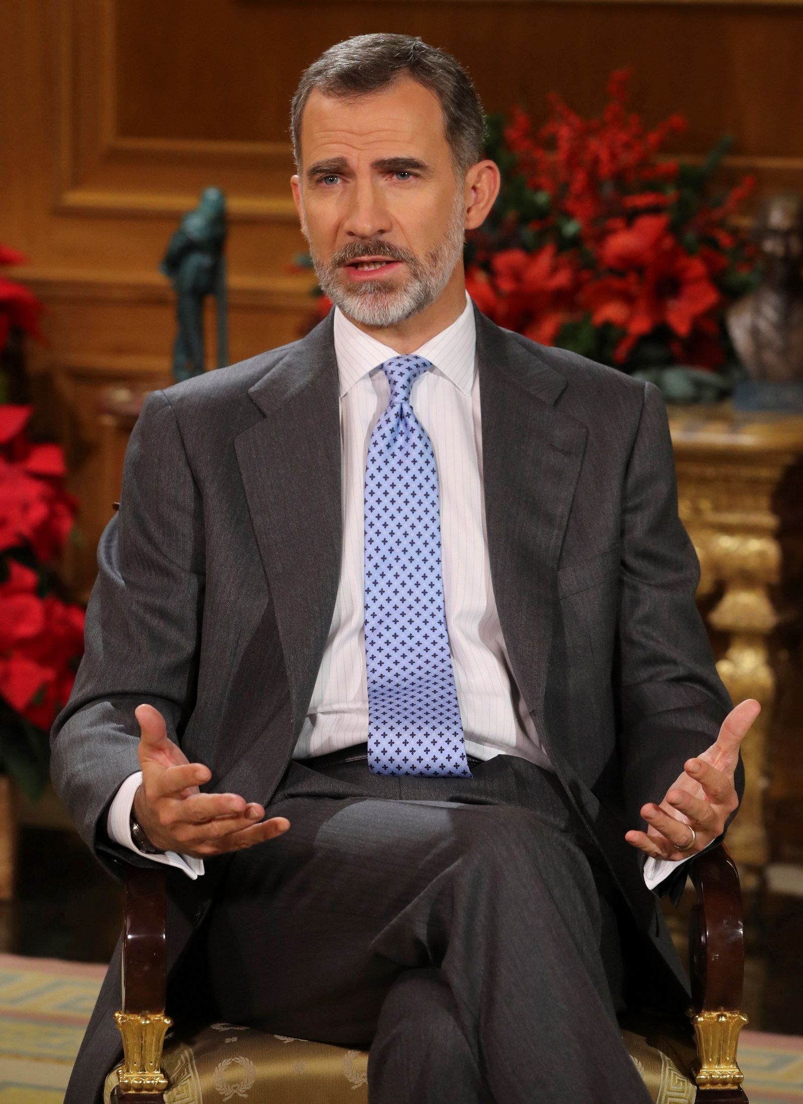 Más de ocho millones de espectadores siguieron el mensaje de Felipe VI.