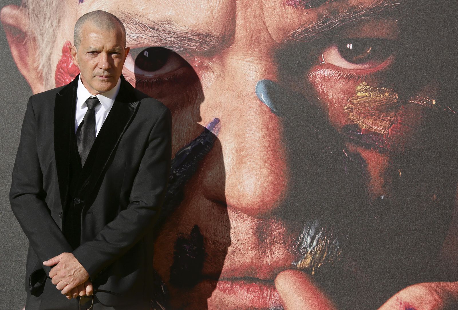 Antonio Banderas en la presentación de la serie en el Teatro Cervantes.