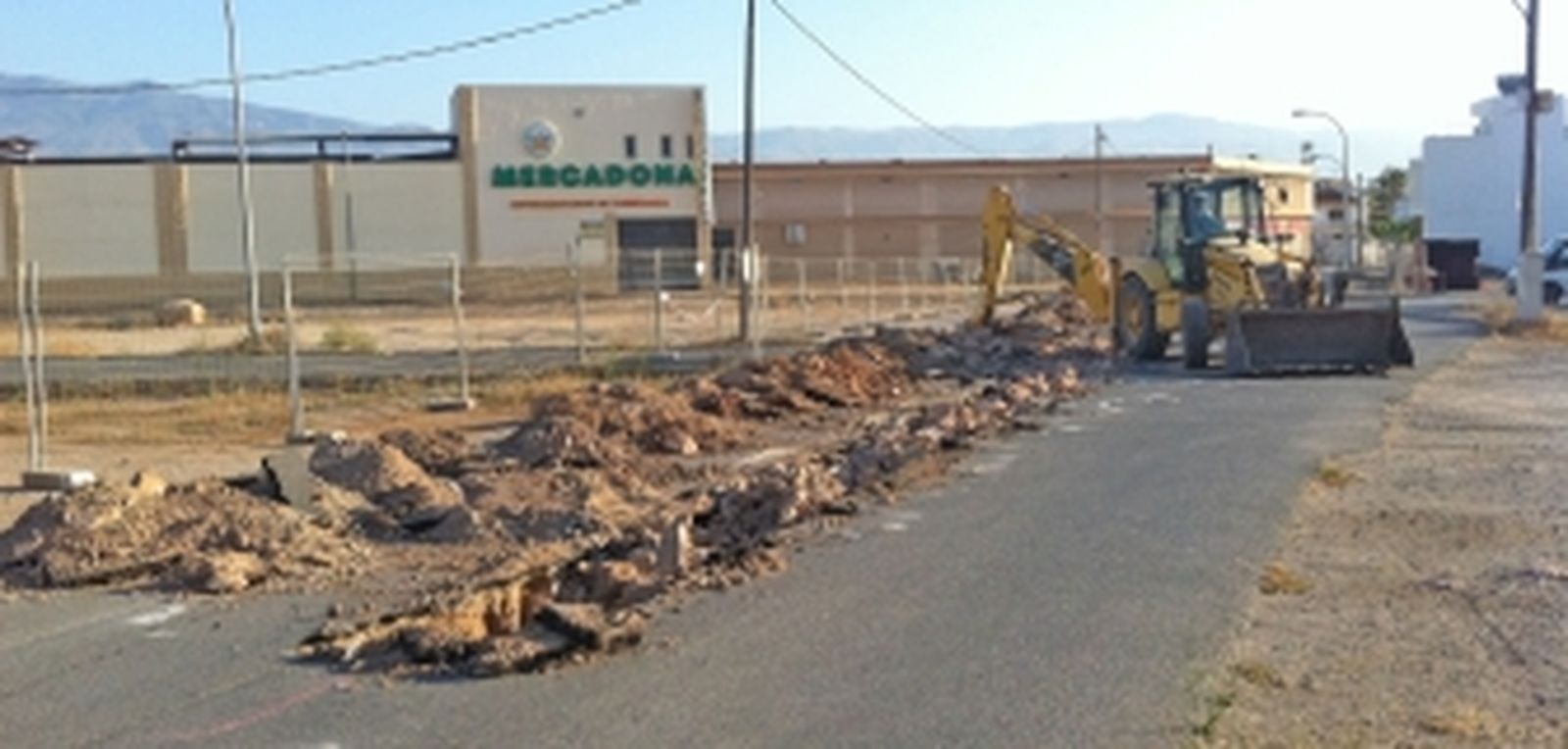 Comienzan las obras en la calle Camino Cuesta Blanca