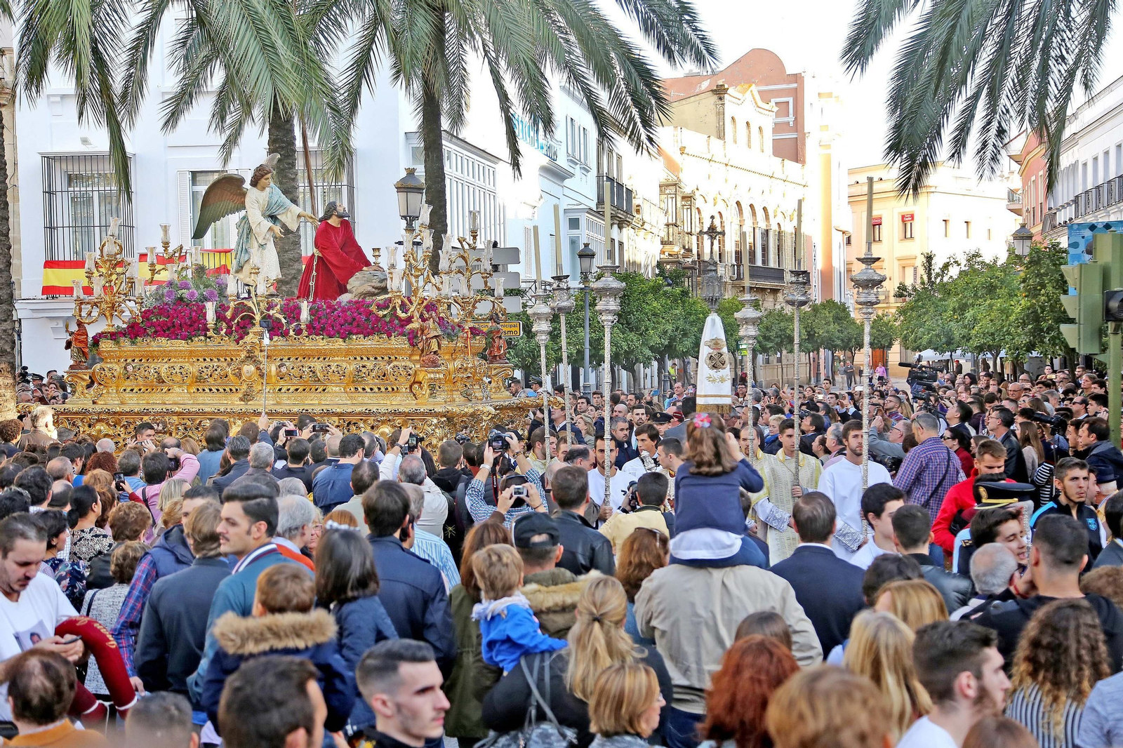 El Señor de la Oración en el Huerto en su salida del pasado sábado.