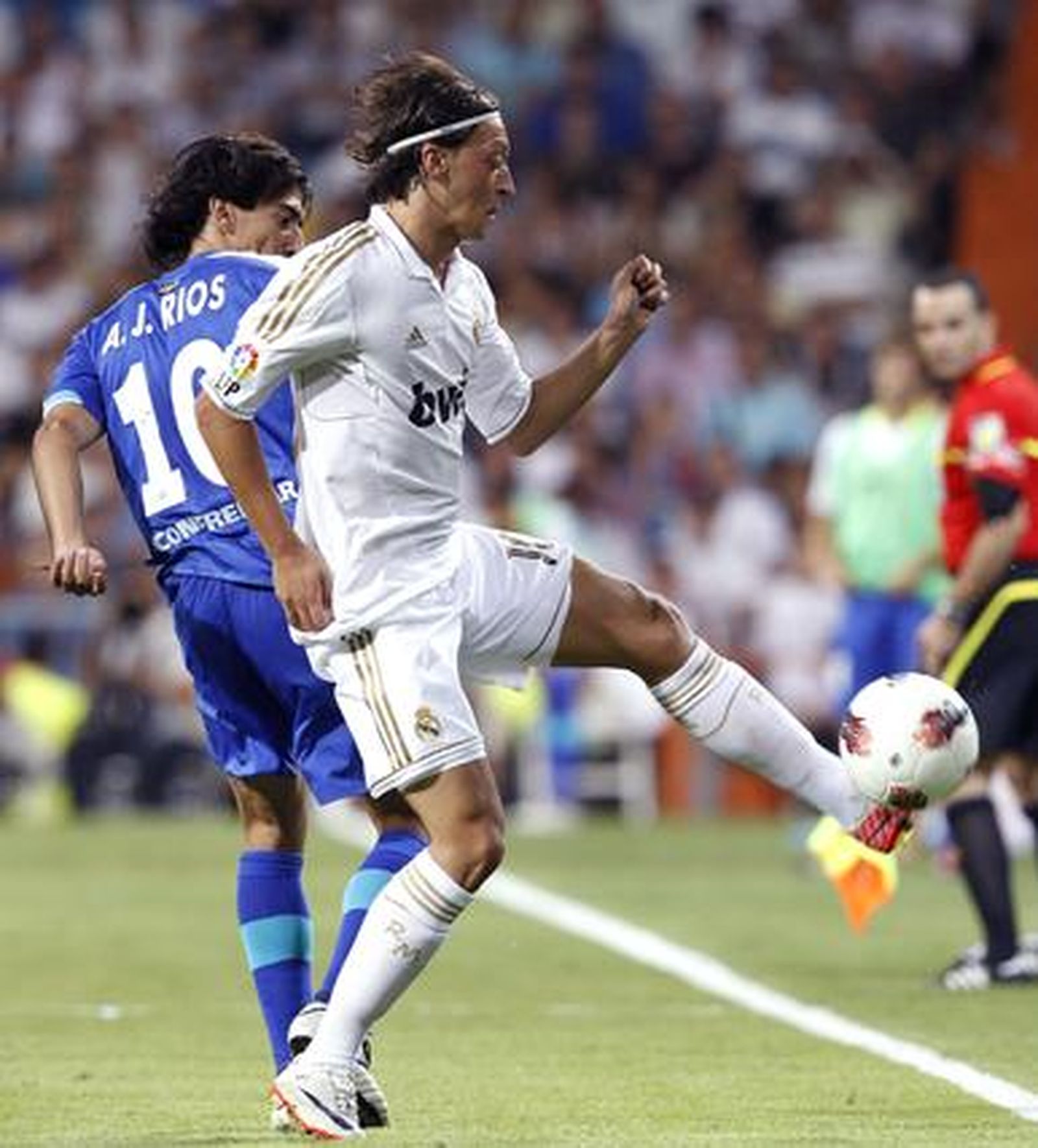El Real Madrid cumple ante el Getafe en el Bernabéu (4-2). / EFE
