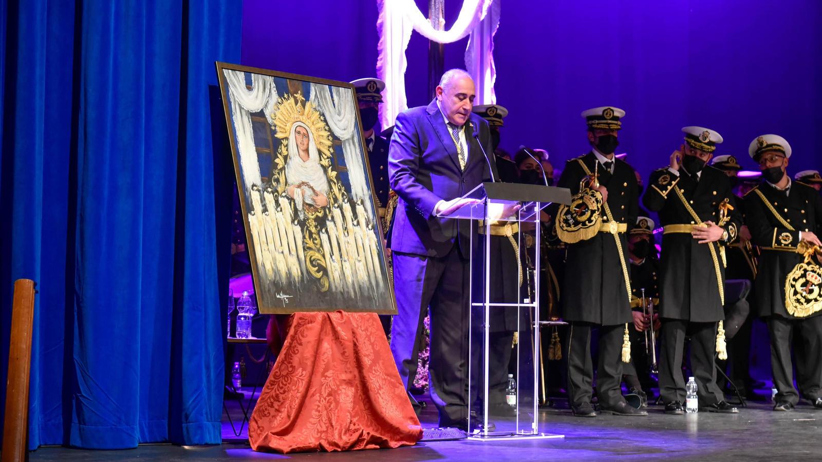 Las fotos de la presentación del cartel de la Semana Santa 2022 de La Línea