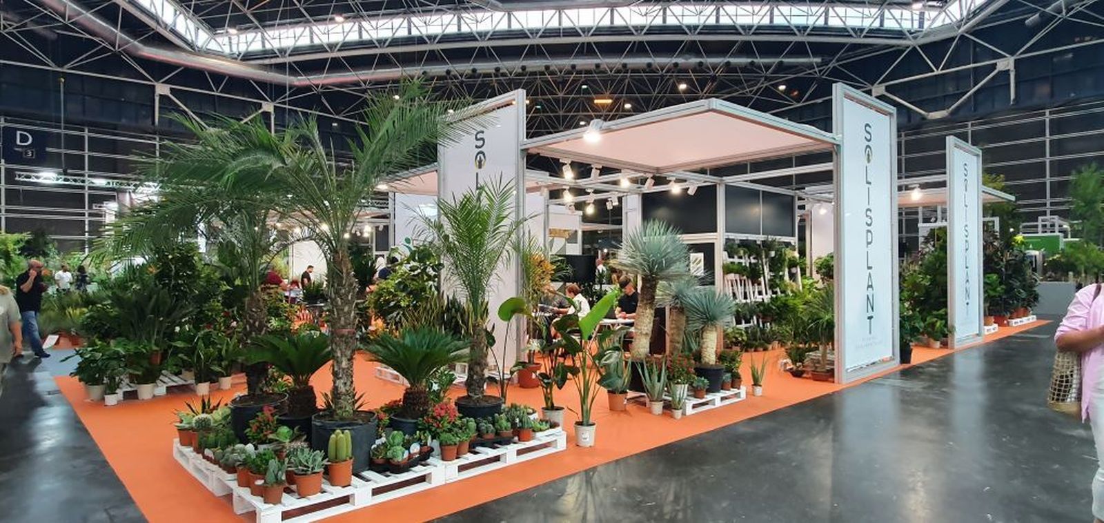 Expositor de Solisplant en Iberflora 2022