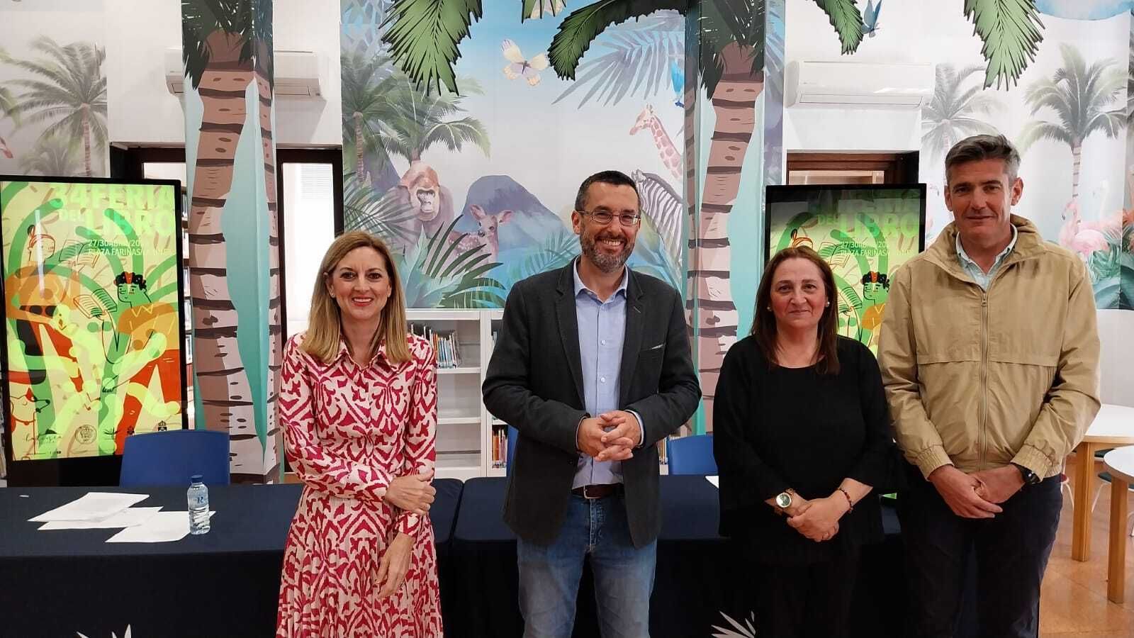 De izquierda a derecha, Estefanía Sánchez, Juan Franco, Encarnación Sánchez y Sebastián Hidalgo.