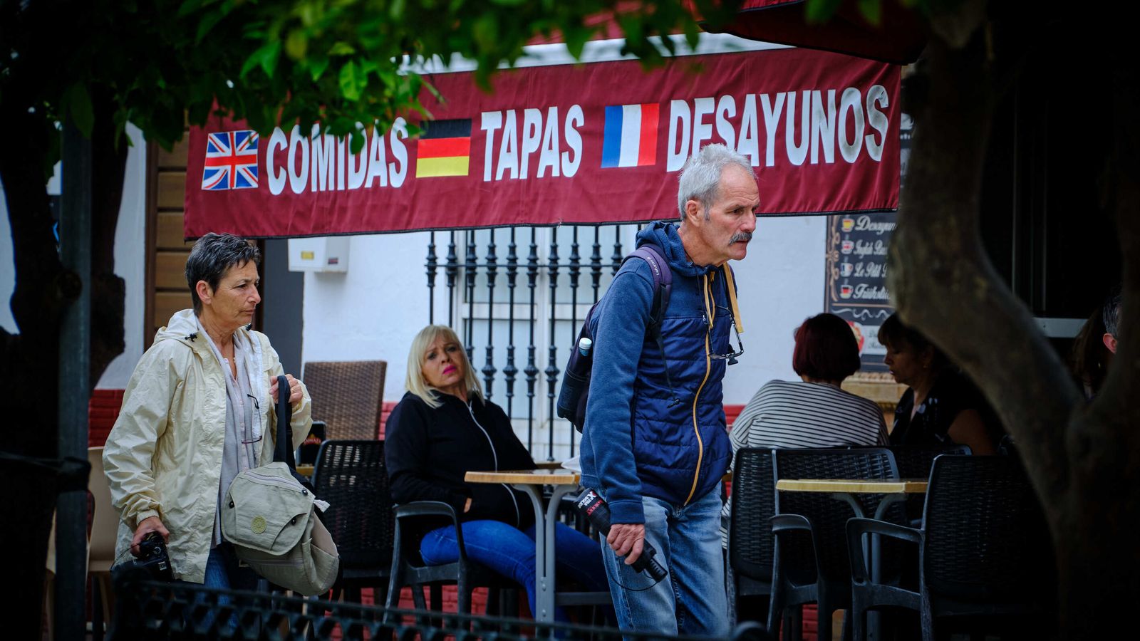 Muchos extranjeros se dejan ver por Algodonales.