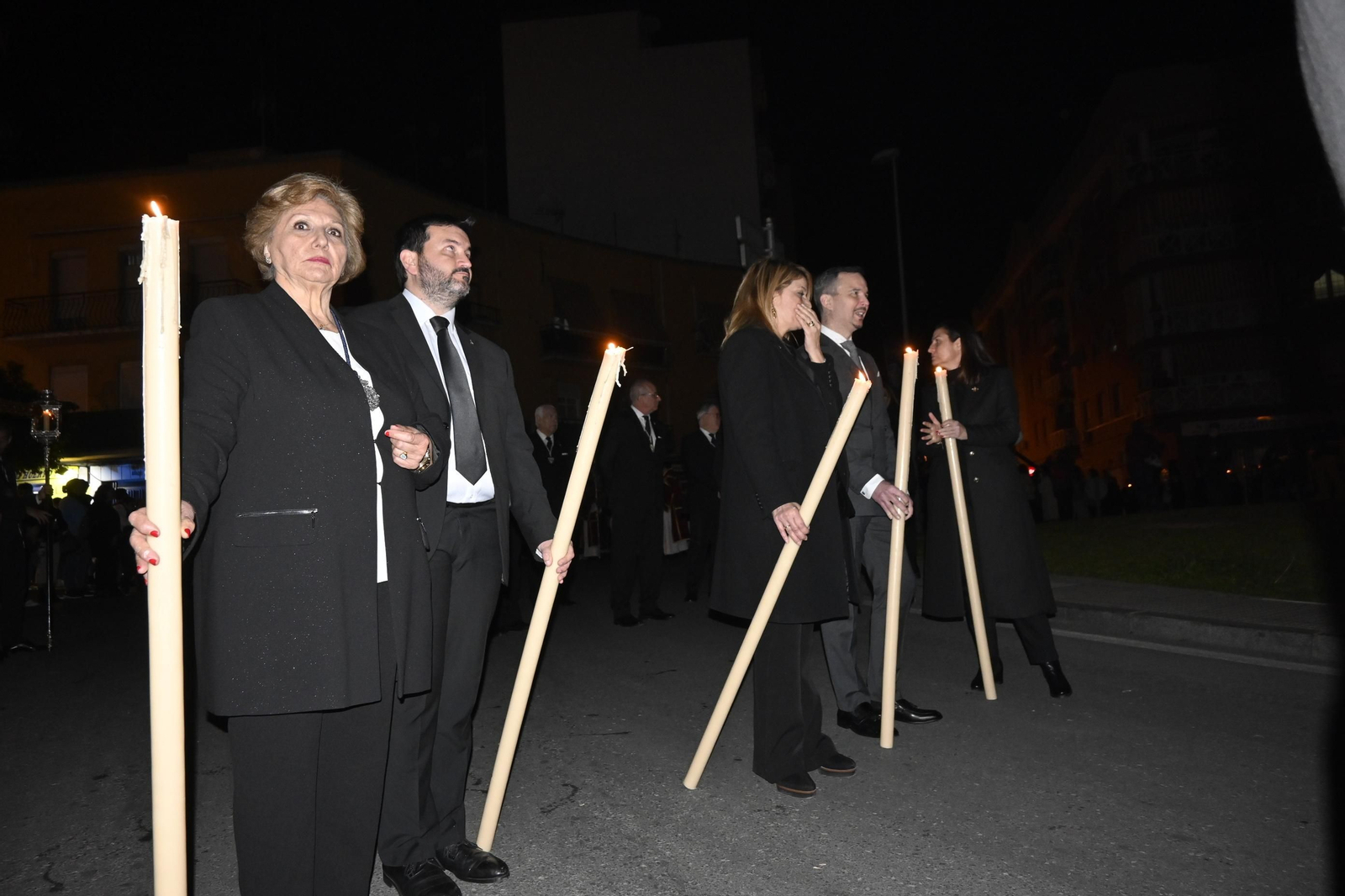 El Vía Crucis de la Semana Santa de Huelva, en imágenes