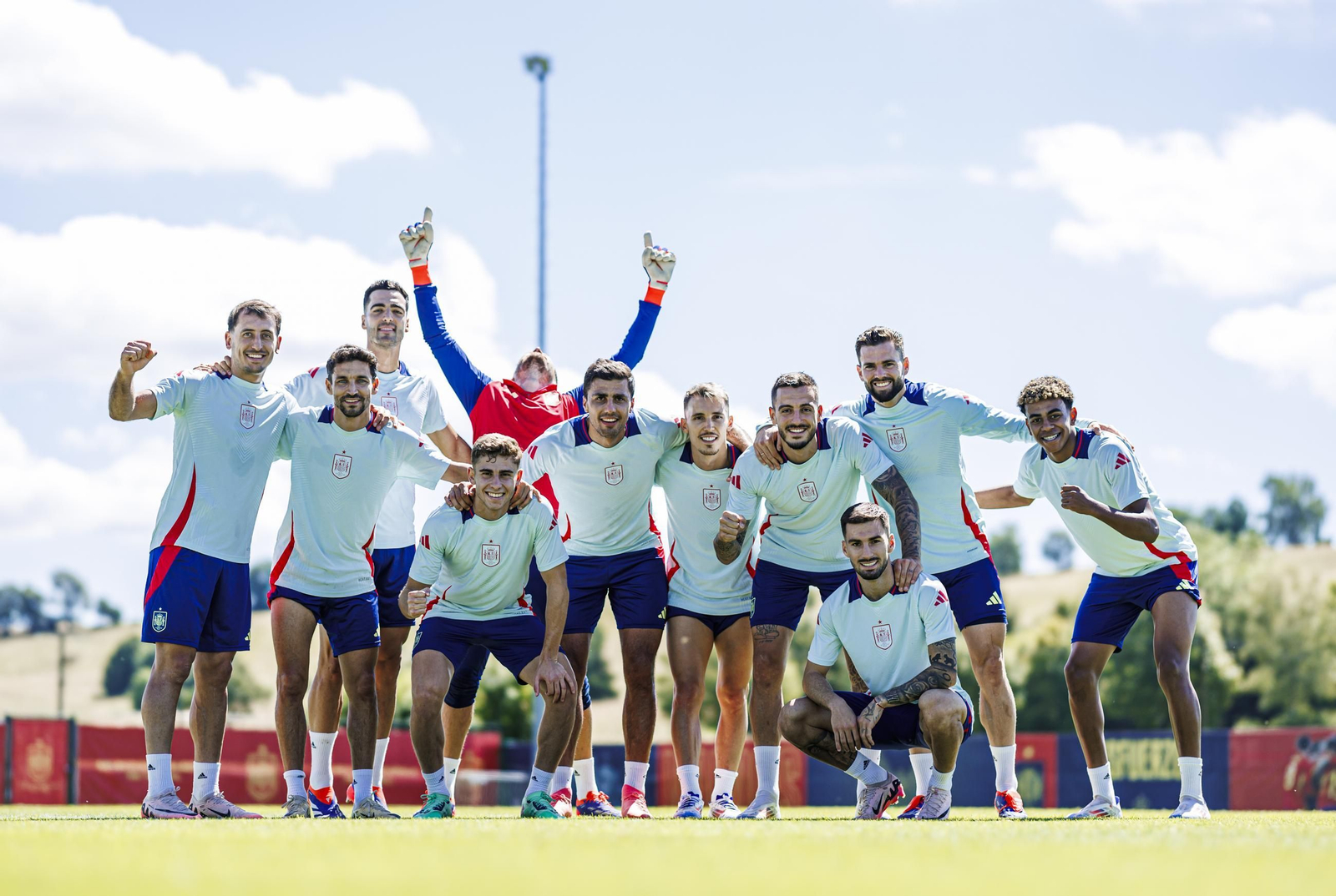 Las fotos de España antes de la semifinal contra Francia