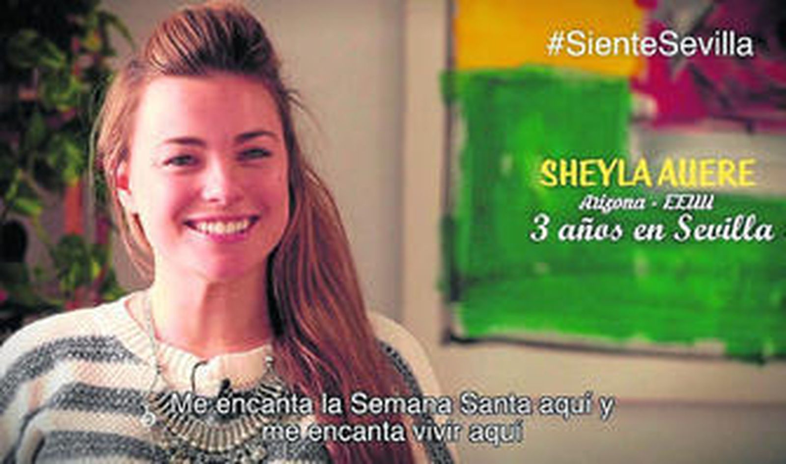 Captura de uno de los microvídeos promocionales de la Semana Santa.