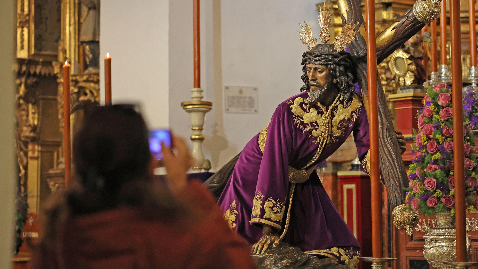 Besapiés y besamanos del primer viernes de marzo de la cuaresma de Jerez