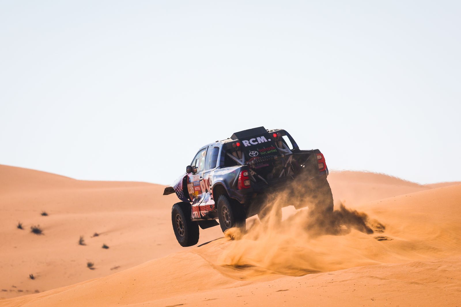 Las mejores fotos del Dakar por las dunas