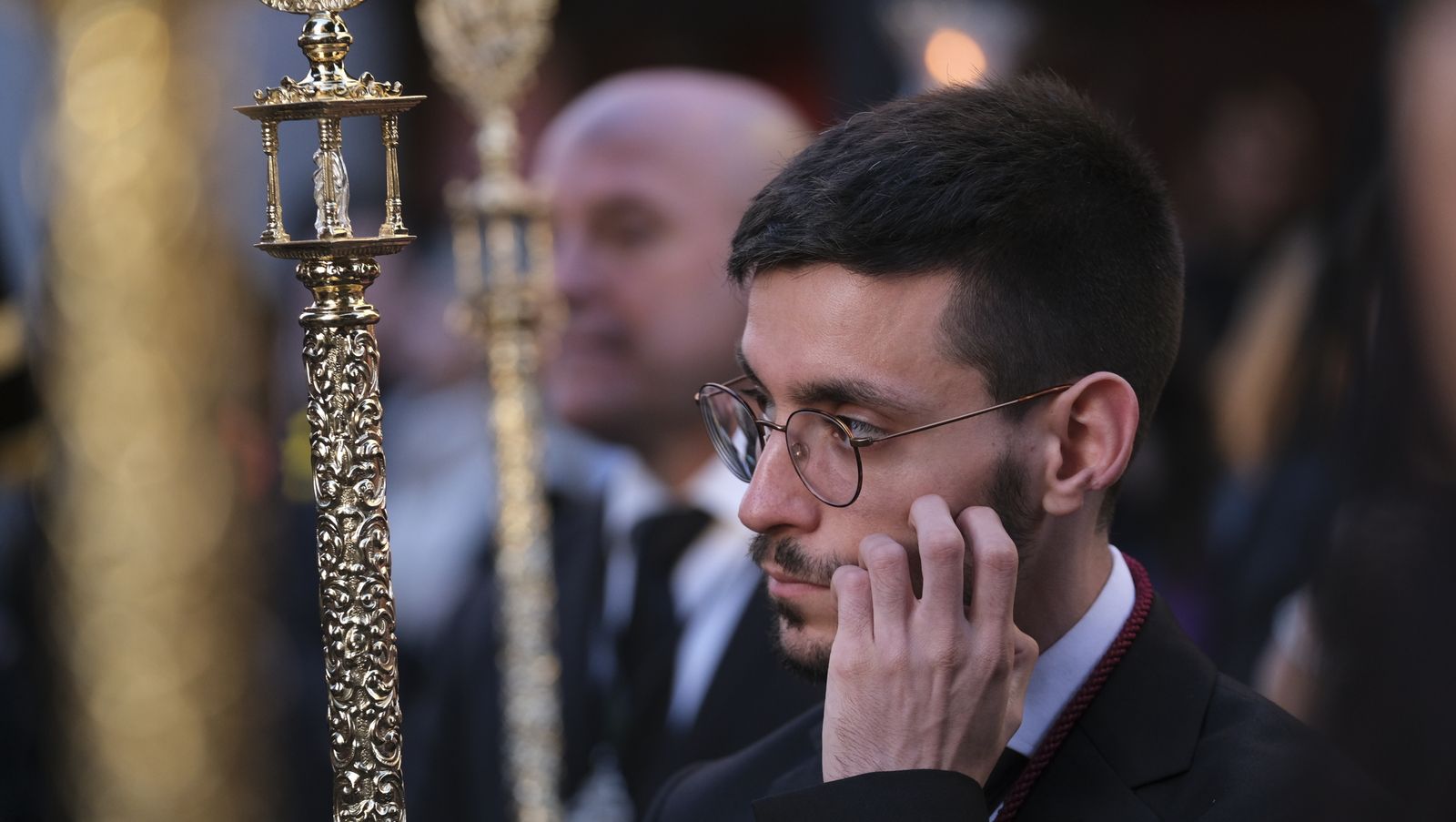 Procesión del Santo Entierro en Almería, en imágenes