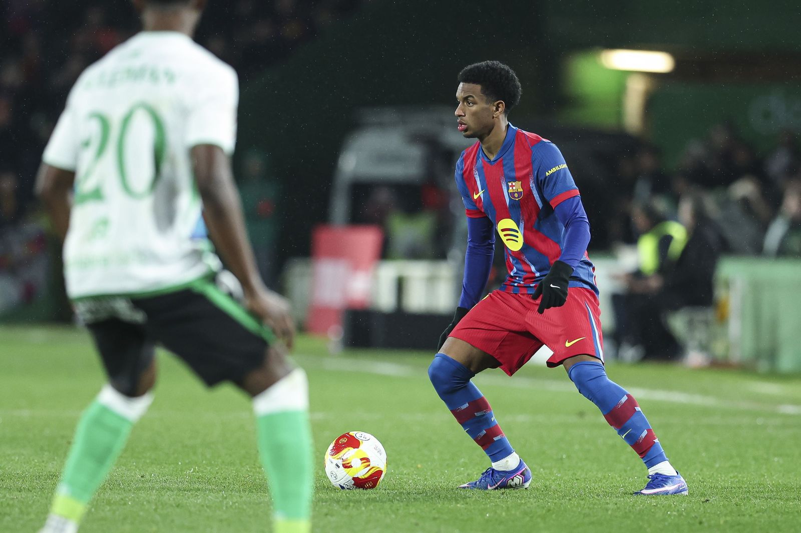 Las fotos del Racing-Barcelona de Copa