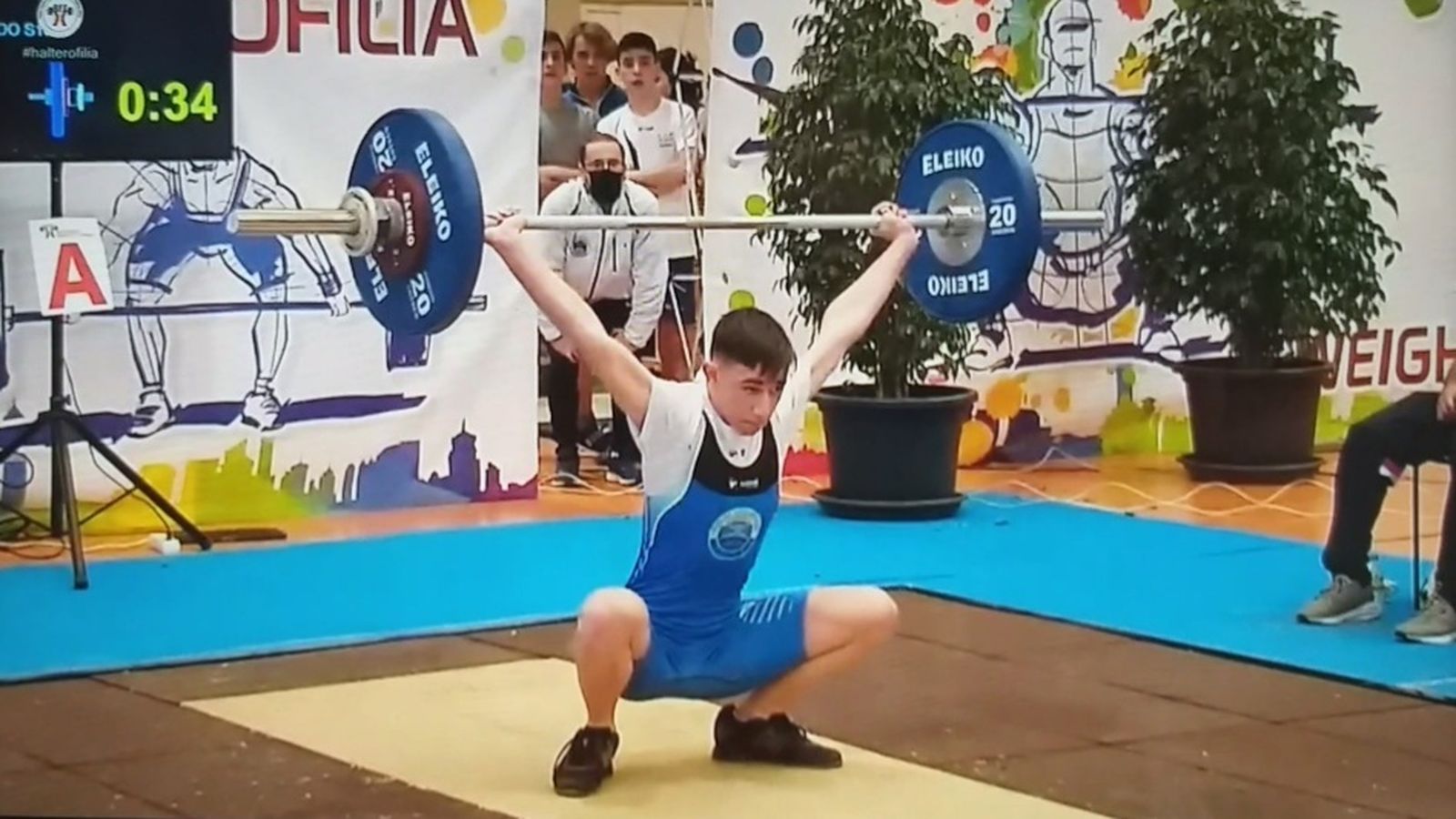 Pablo Esparragosa, durante el campeonato.