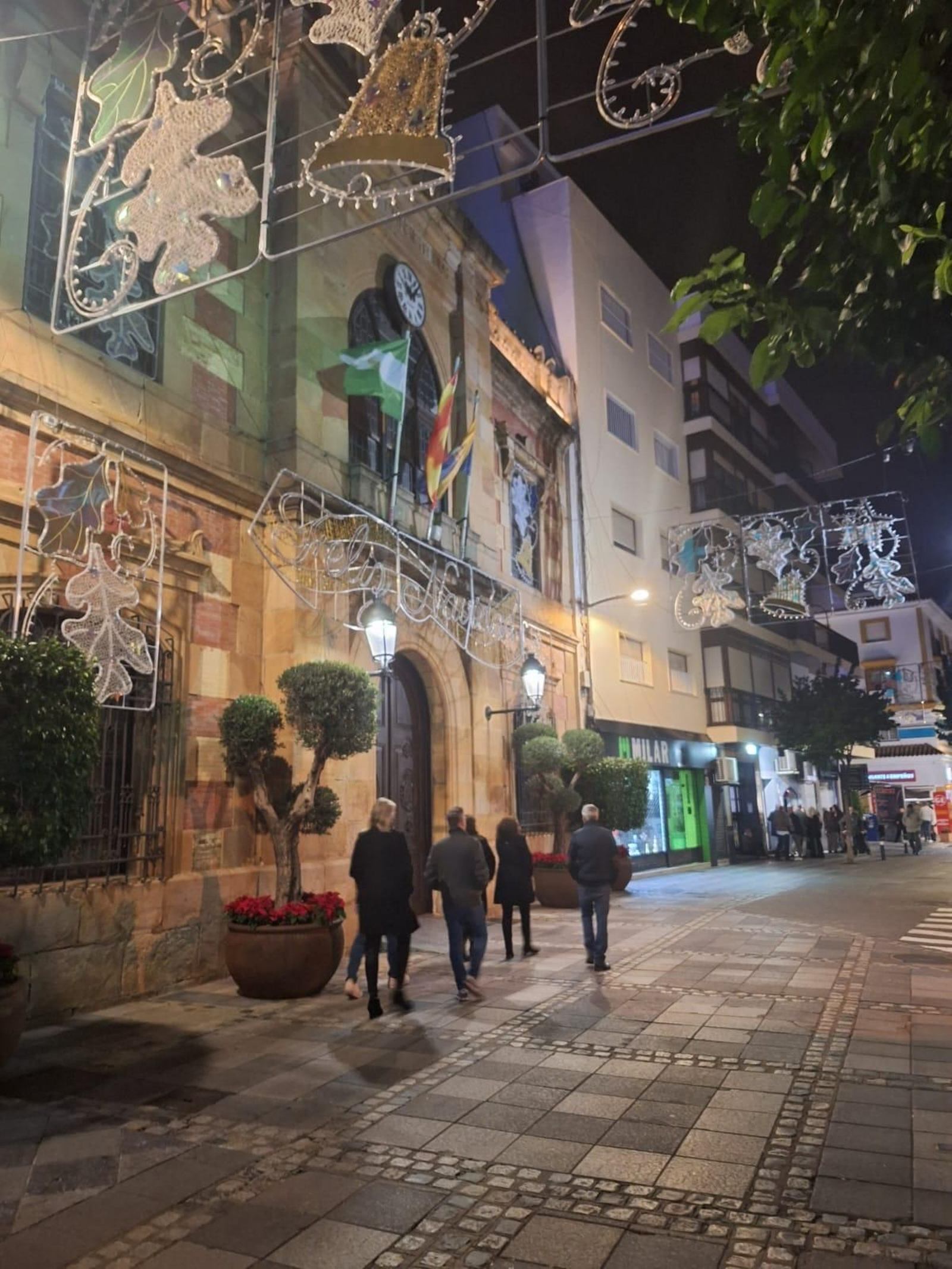 La calle Convento, este sábado.