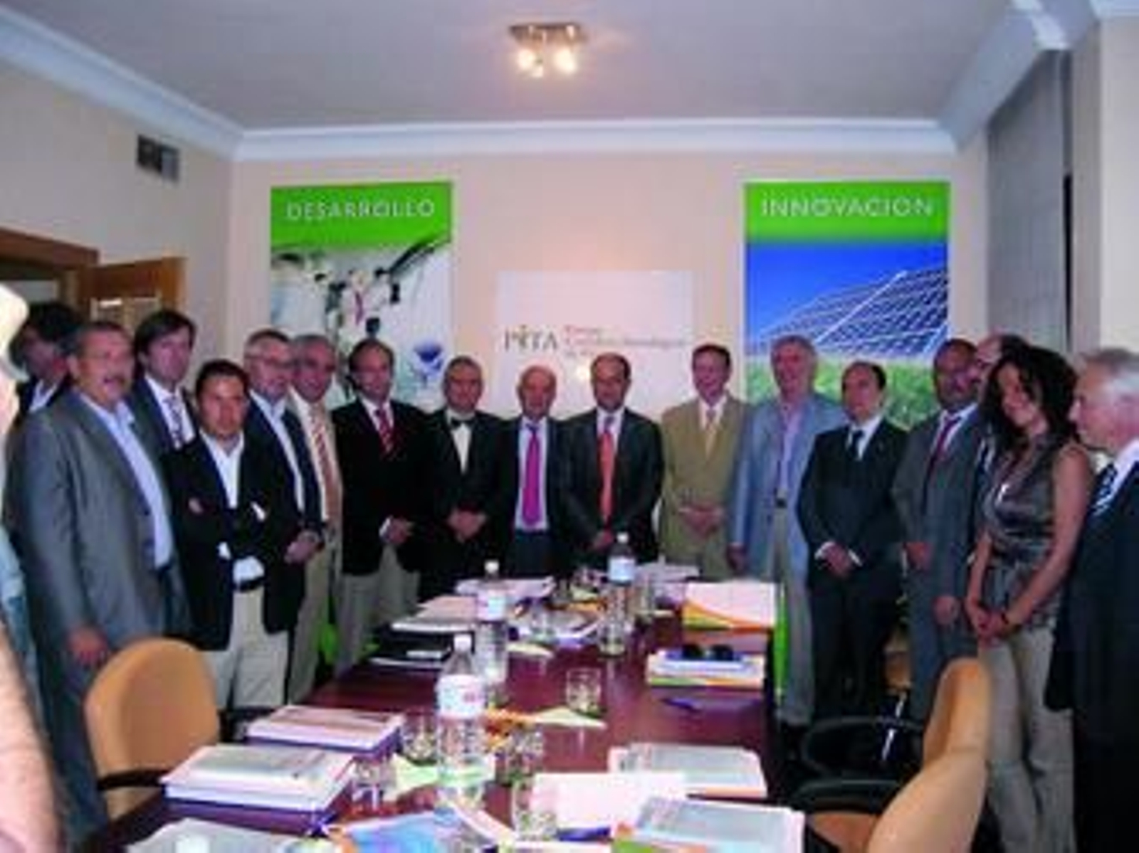 Miembros del Consejo de Administración del PITA presidido por Martín Soler.