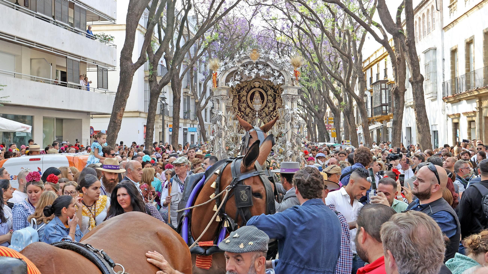 Así fue la salida de la Hdad del Rocío de Jerez