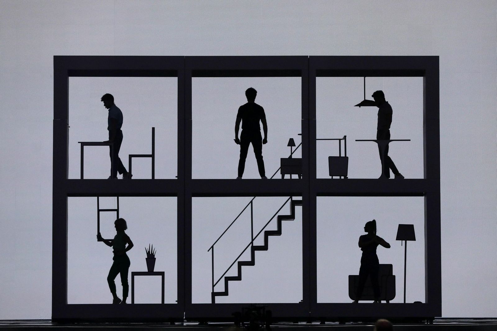 El montaje de la canción española, 'La venda'