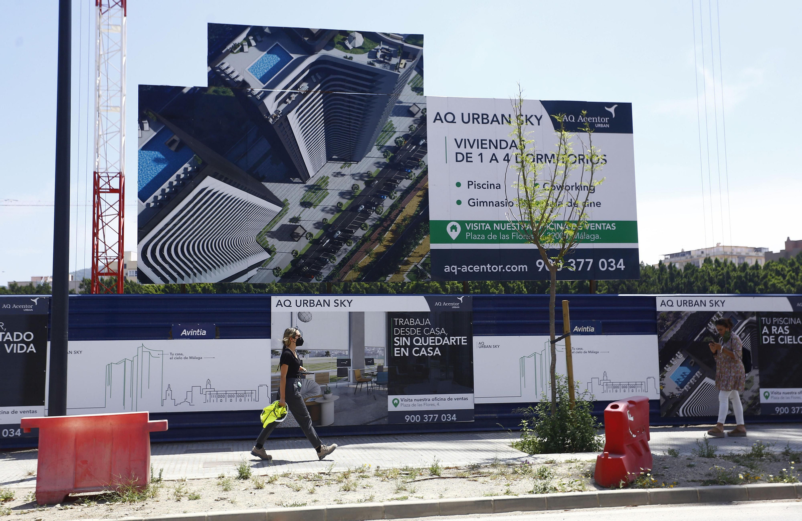 Fotos del avance de las obras de las nuevas torres de Málaga Fotos del avance de las obras de las nuevas torres de Málaga