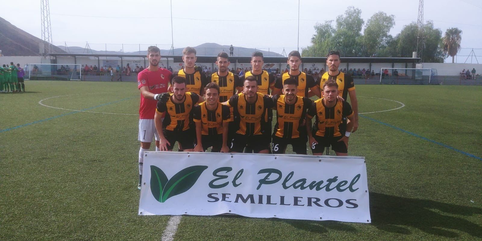 Once inicial del conjunto virgitano frente al Casabermeja.