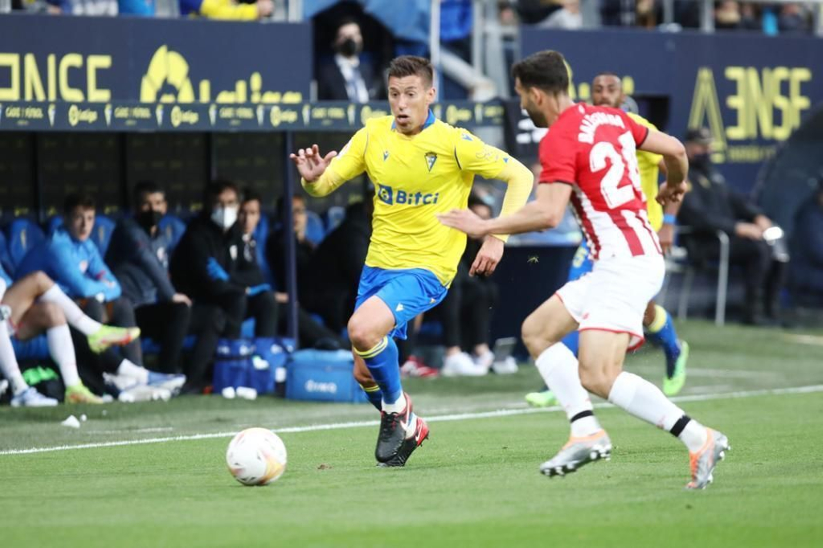Imágenes del Cádiz CF - Athletic de Bilbao
