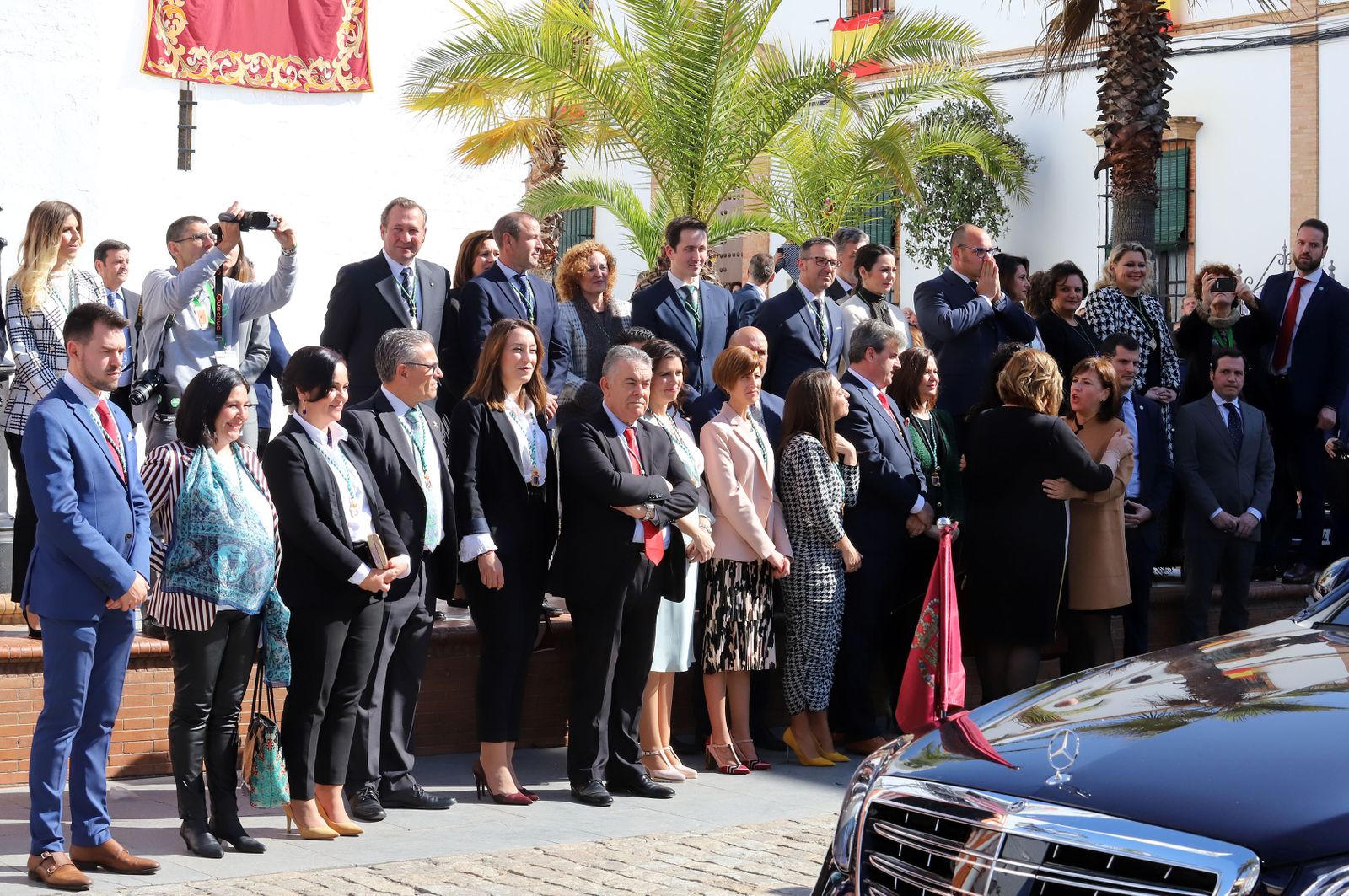 Imágenes de Don Felipe y Doña Letizia en su visita a la Virgen del Rocío