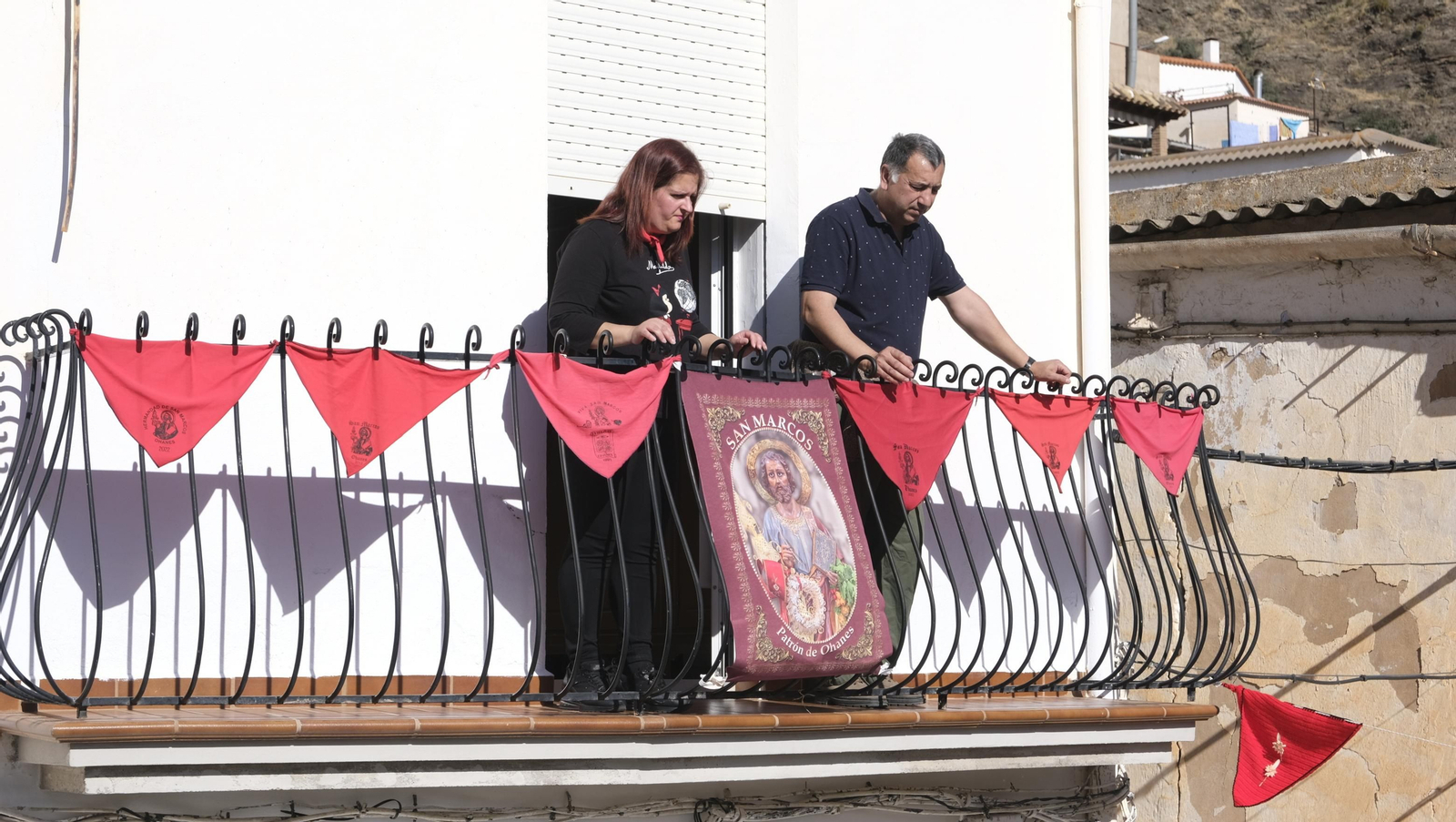 Imágenes de los toros ensogaos y San Marcos, en las Fiestas de Ohanes