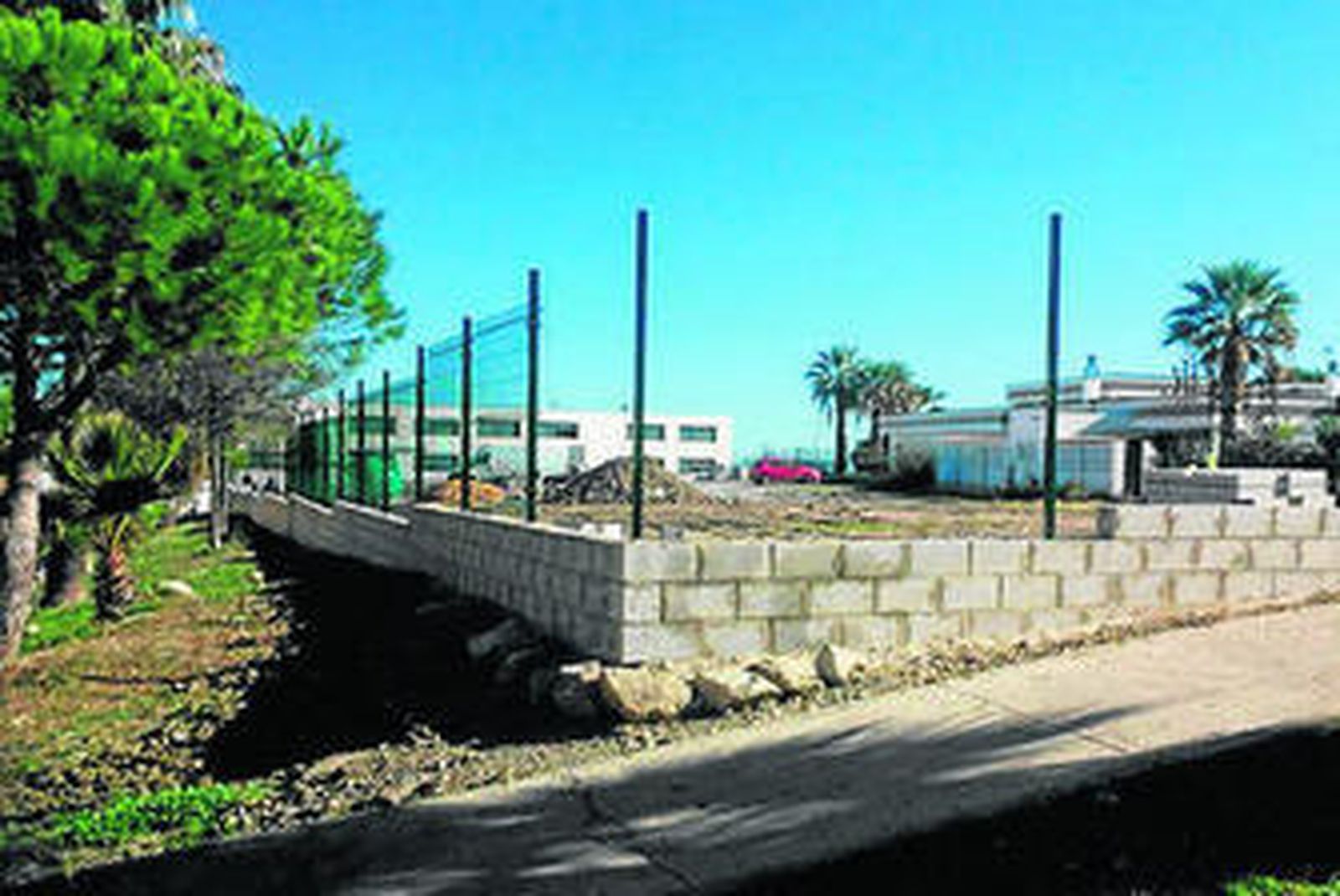 Los huertos de ocio ya se han empezado a construir.