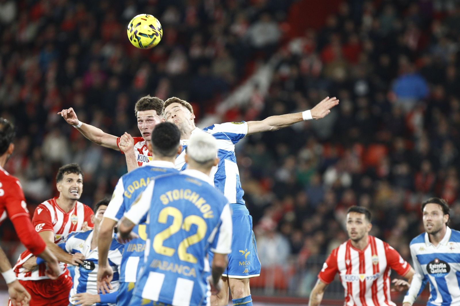 Las fotos del partido U.D. Almería - Deportivo de La Coruña