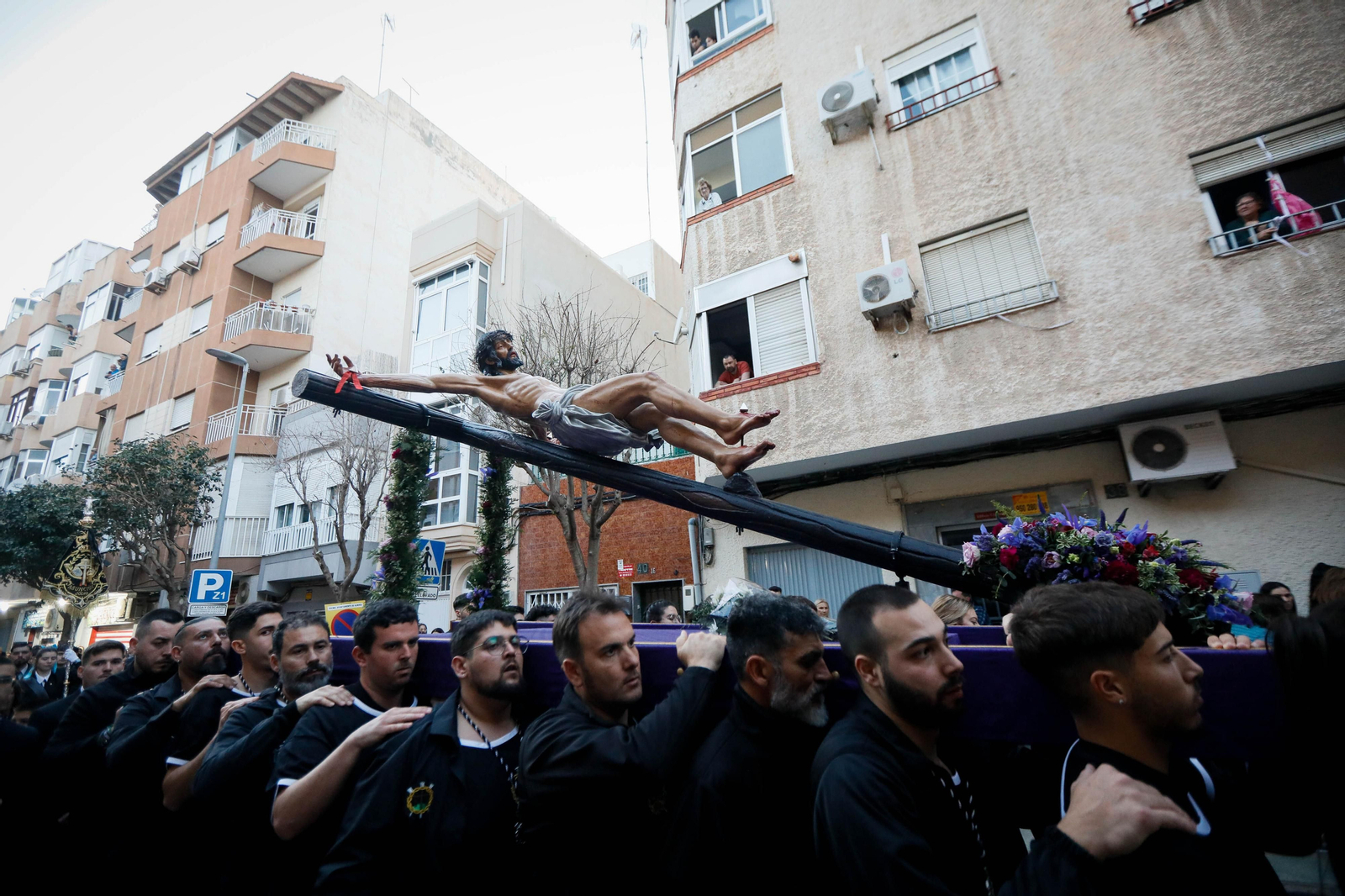 La procesión del Calvario, en imágenes