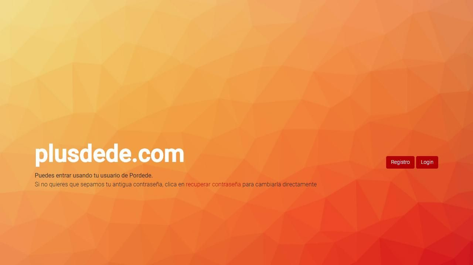 Captura de la web Plusdede. Captura de la web Plusdede.